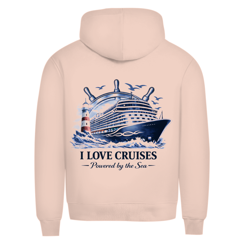 Hoodie Herren  Kreuzfahrt / Cruise #708 - beidseitiger Druck