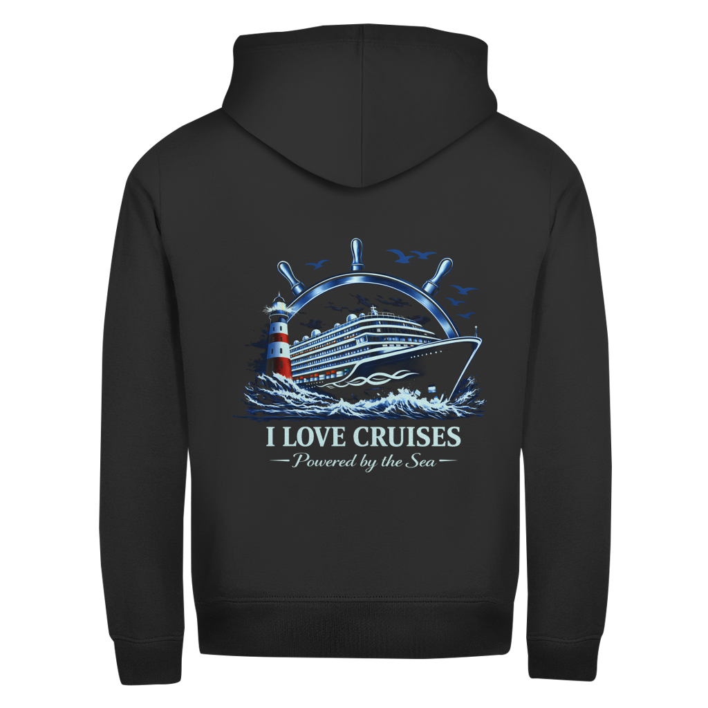 Hoodie-Jacke  Kreuzfahrt / Cruise #708 - beidseitiger Druck