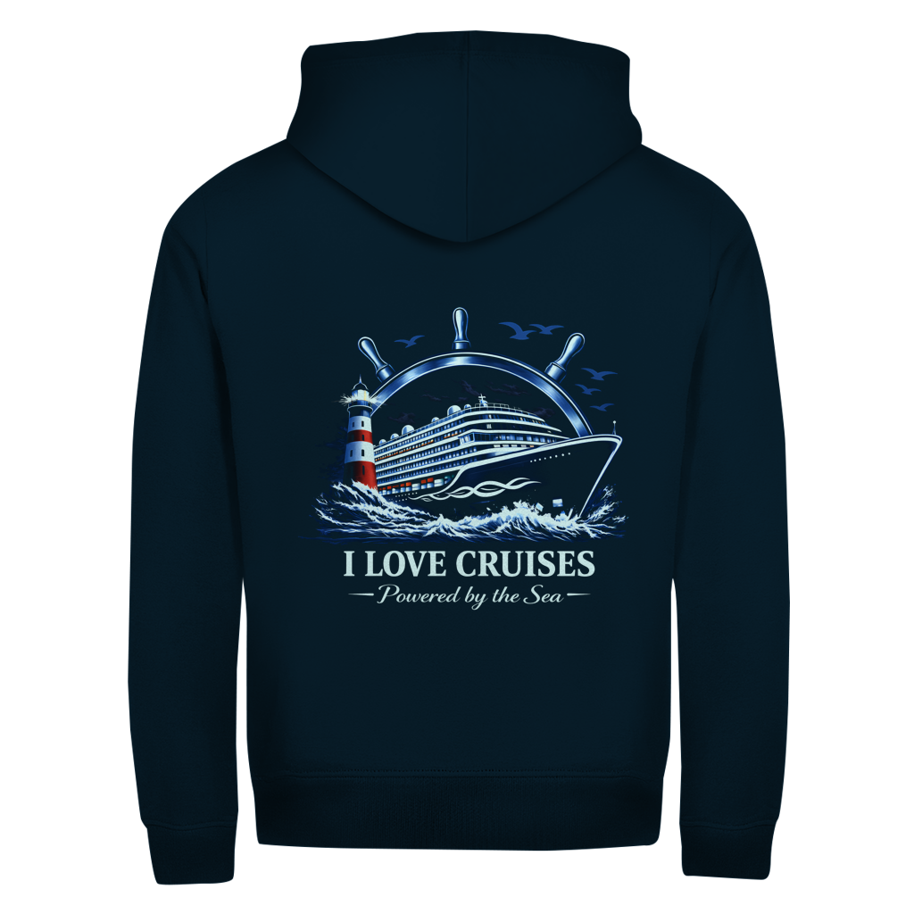 Hoodie-Jacke  Kreuzfahrt / Cruise #708 - beidseitiger Druck