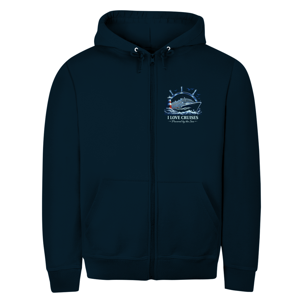 Hoodie-Jacke  Kreuzfahrt / Cruise #708 - beidseitiger Druck