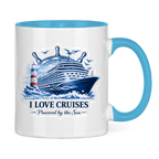 Keramik-Tasse zweifarbig   Kreuzfahrt / Cruise #708