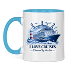 Keramik-Tasse zweifarbig   Kreuzfahrt / Cruise #708