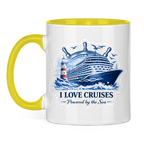 Keramik-Tasse zweifarbig   Kreuzfahrt / Cruise #708