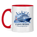 Keramik-Tasse zweifarbig   Kreuzfahrt / Cruise #708