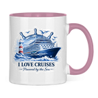 Keramik-Tasse zweifarbig   Kreuzfahrt / Cruise #708