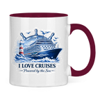 Keramik-Tasse zweifarbig   Kreuzfahrt / Cruise #708