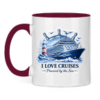 Keramik-Tasse zweifarbig   Kreuzfahrt / Cruise #708