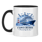 Keramik-Tasse zweifarbig   Kreuzfahrt / Cruise #708