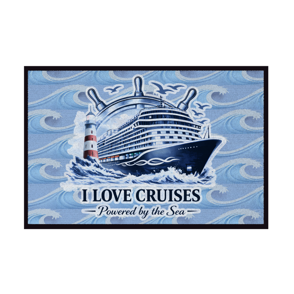 Fußmatte mit Gummirand Kreuzfahrt / Cruise #708