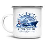 Emaille Tasse  Kreuzfahrt / Cruise #708