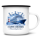 Emaille Tasse  Kreuzfahrt / Cruise #708