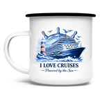 Emaille Tasse  Kreuzfahrt / Cruise #708