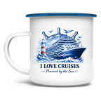 Emaille Tasse  Kreuzfahrt / Cruise #708
