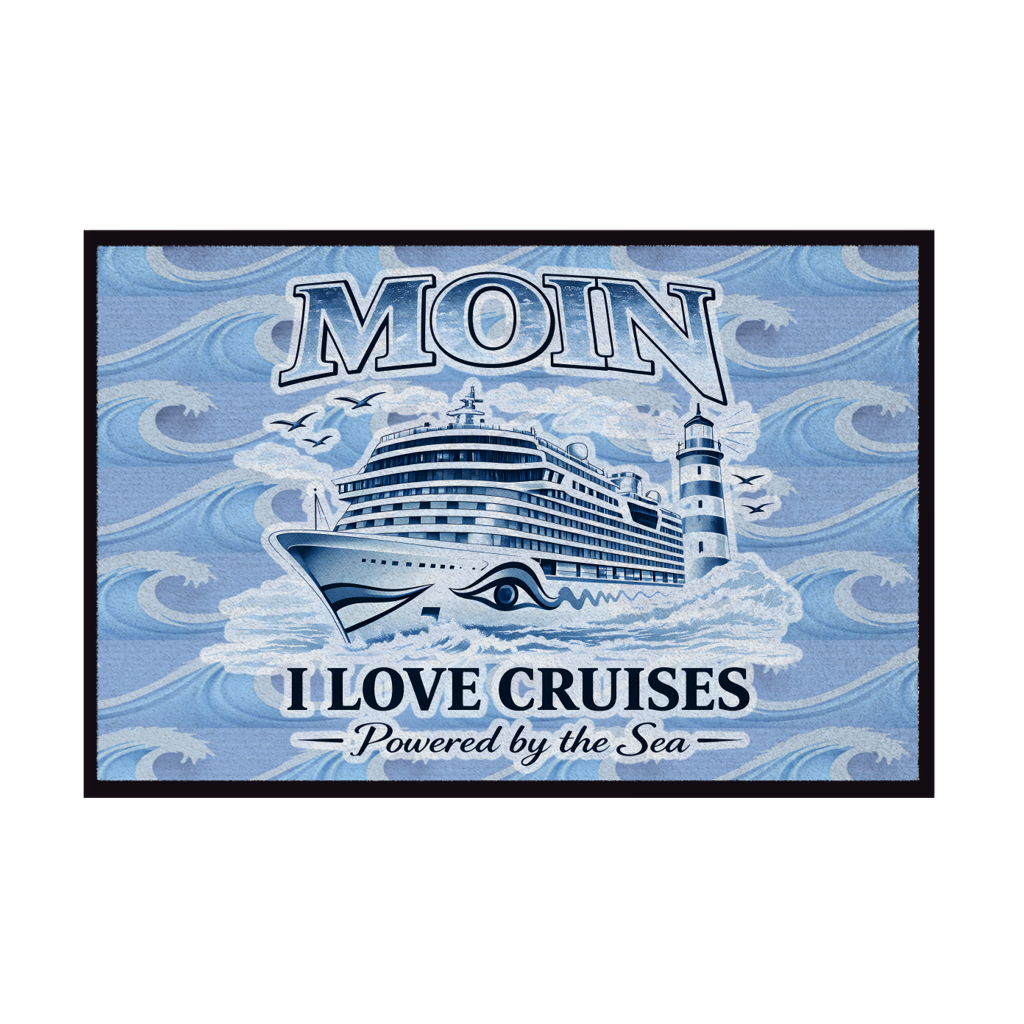 Fußmatte mit Gummirand Kreuzfahrt / Cruise #701