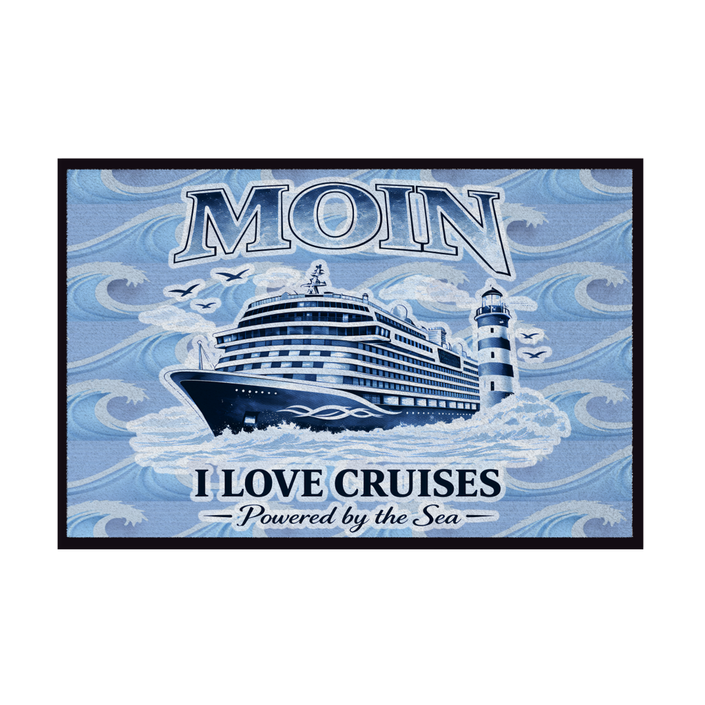 Fußmatte mit Gummirand Kreuzfahrt / Cruise #702
