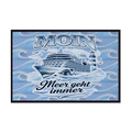 Fußmatte mit Gummirand Kreuzfahrt / Cruise #704