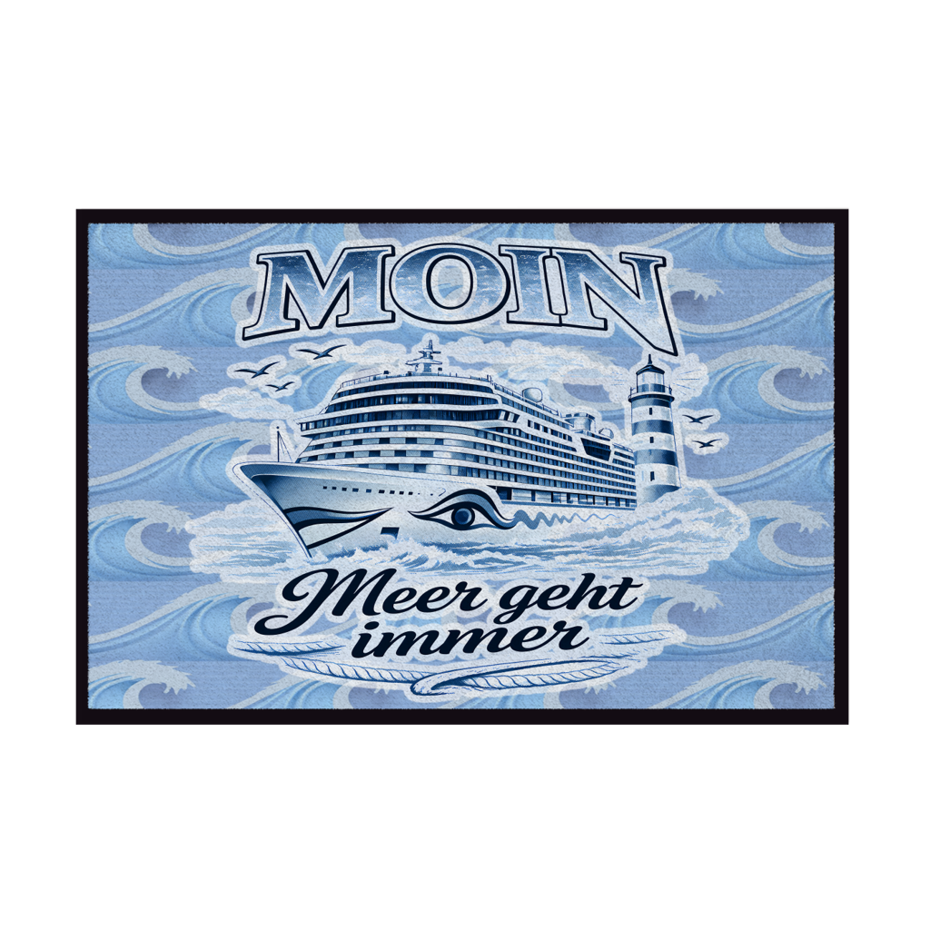 Fußmatte mit Gummirand Kreuzfahrt / Cruise #704