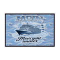 Fußmatte mit Gummirand Kreuzfahrt / Cruise #705