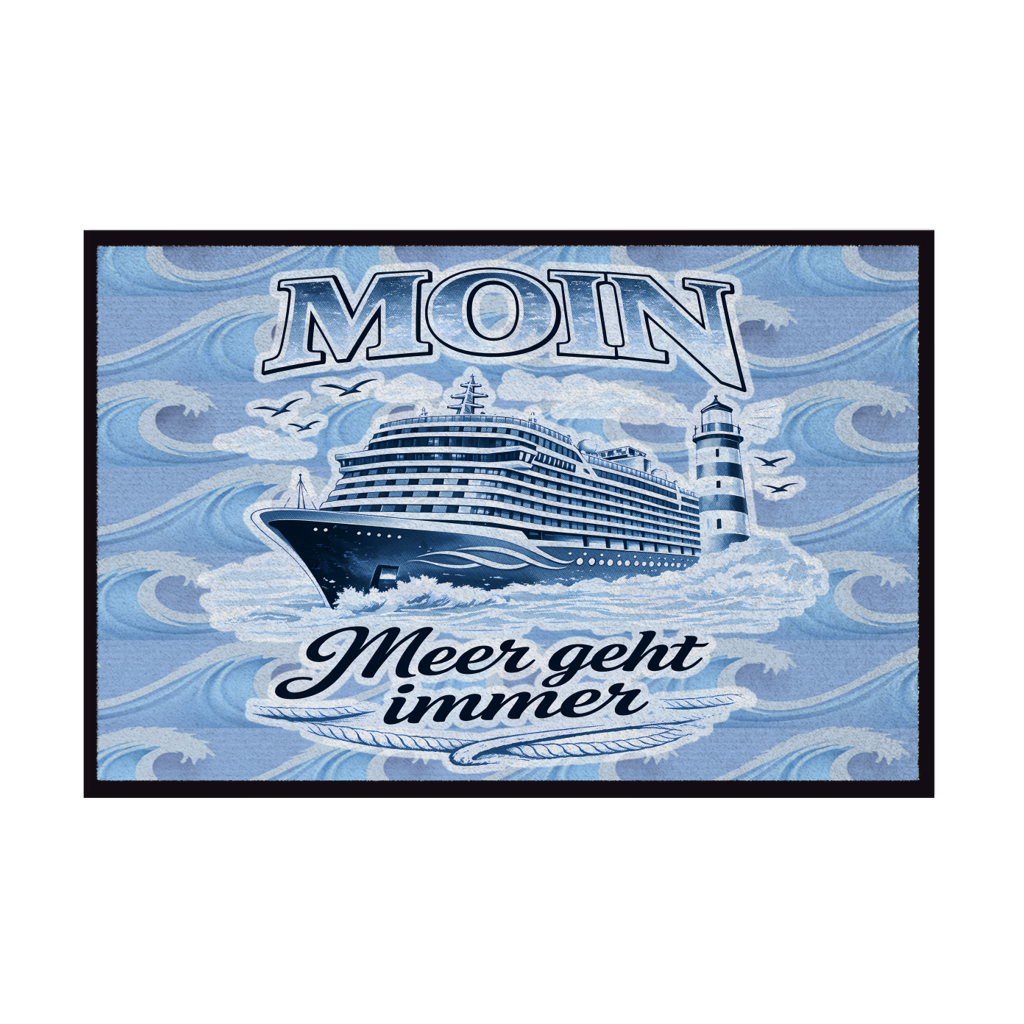 Fußmatte mit Gummirand Kreuzfahrt / Cruise #705