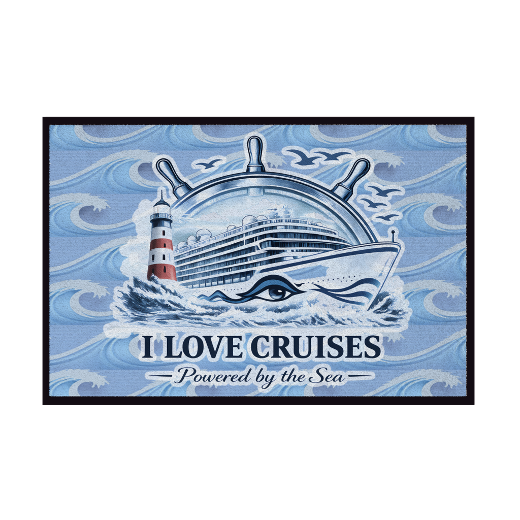 Fußmatte mit Gummirand Kreuzfahrt / Cruise #707